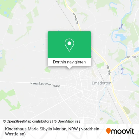 Kinderhaus Maria Sibylla Merian Karte