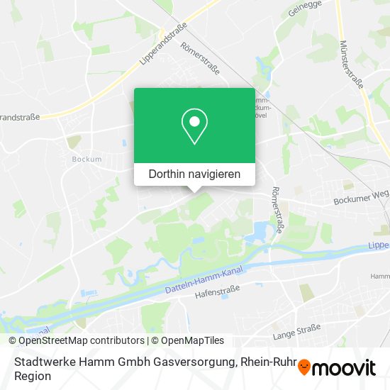 Stadtwerke Hamm Gmbh Gasversorgung Karte