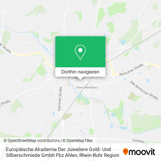Europäische Akademie Der Juweliere Gold- Und Silberschmiede Gmbh Fbz Ahlen Karte