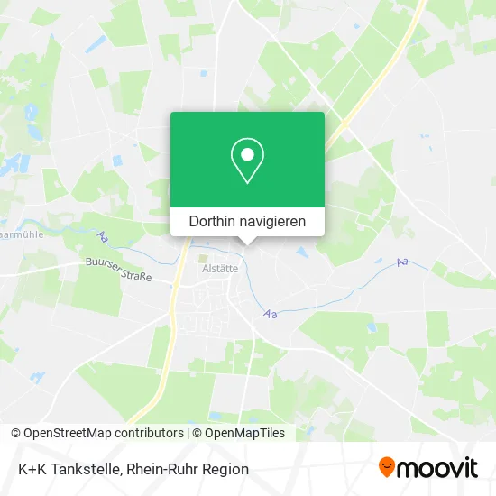 K+K Tankstelle Karte