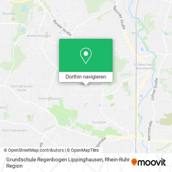 Grundschule Regenbogen Lippinghausen Karte