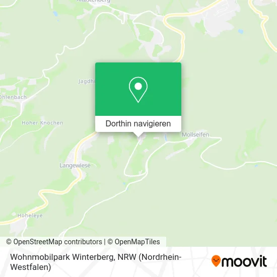Wohnmobilpark Winterberg Karte