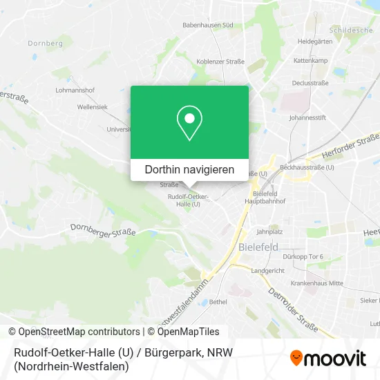 Rudolf-Oetker-Halle (U) / Bürgerpark Karte