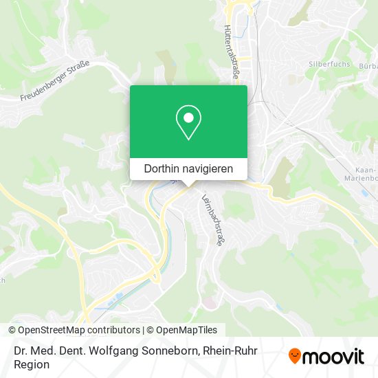 Dr. Med. Dent. Wolfgang Sonneborn Karte