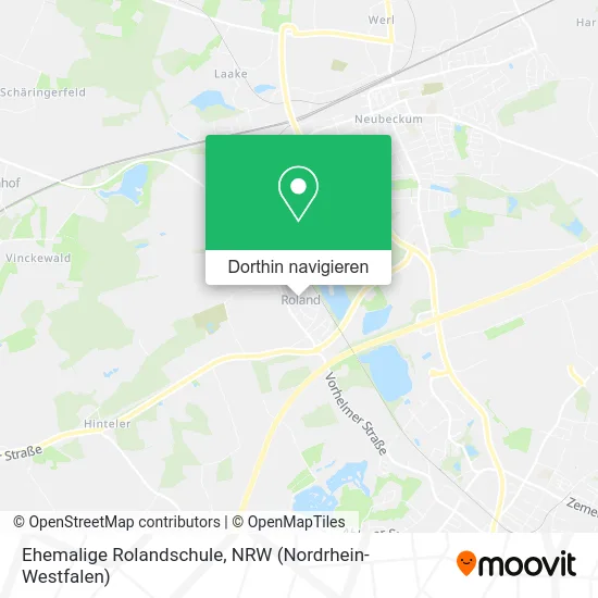 Ehemalige Rolandschule Karte