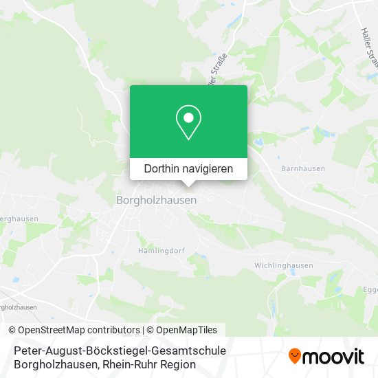 Peter-August-Böckstiegel-Gesamtschule Borgholzhausen Karte