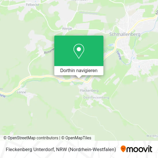 Fleckenberg Unterdorf Karte