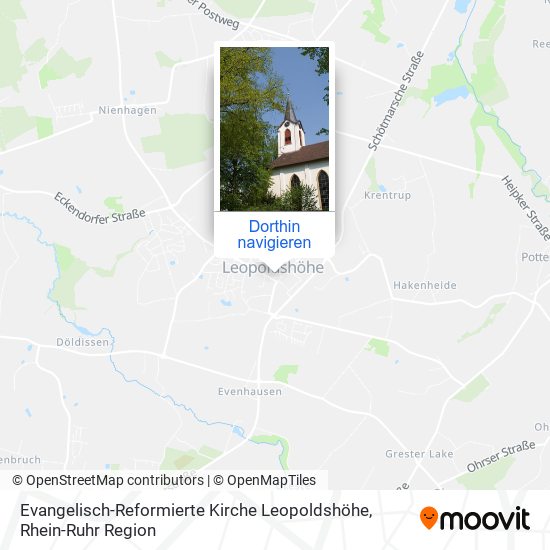 Evangelisch-Reformierte Kirche Leopoldshöhe Karte