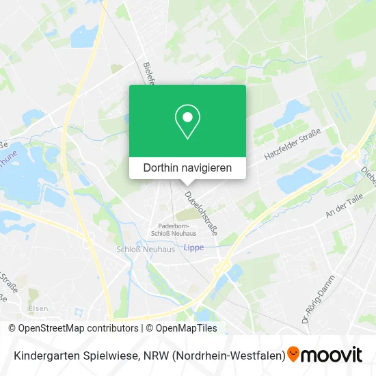 Kindergarten Spielwiese Karte