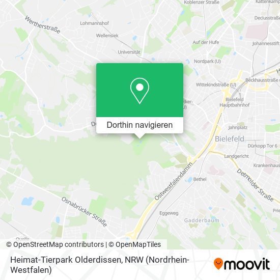 Heimat-Tierpark Olderdissen Karte
