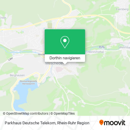 Parkhaus Deutsche Telekom Karte