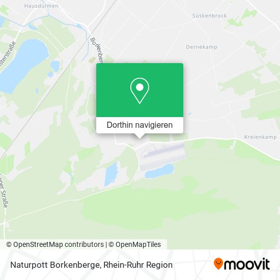 Naturpott Borkenberge Karte