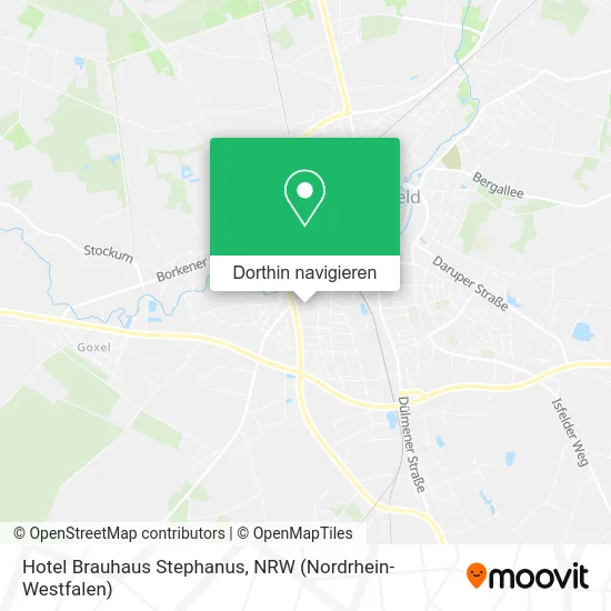 Hotel Brauhaus Stephanus Karte