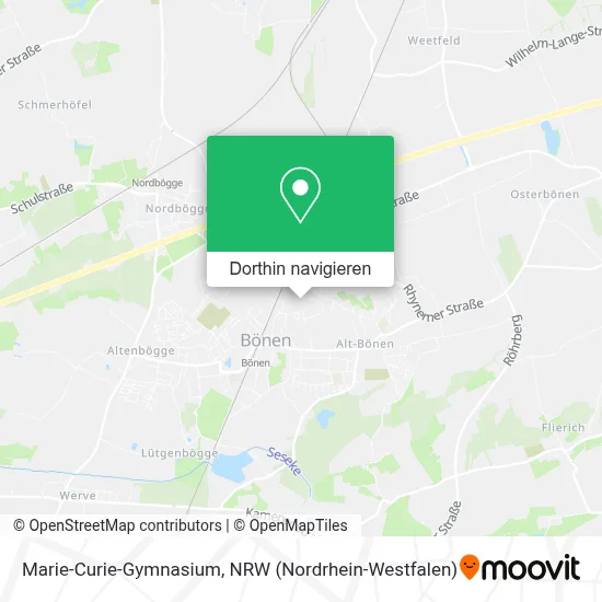 Marie-Curie-Gymnasium Karte