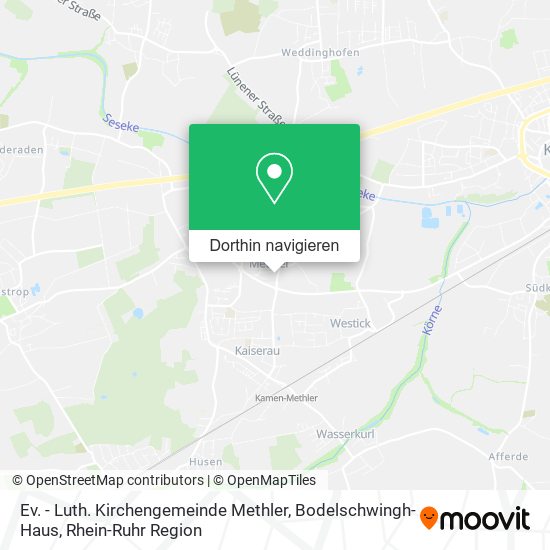 Ev. - Luth. Kirchengemeinde Methler, Bodelschwingh-Haus Karte