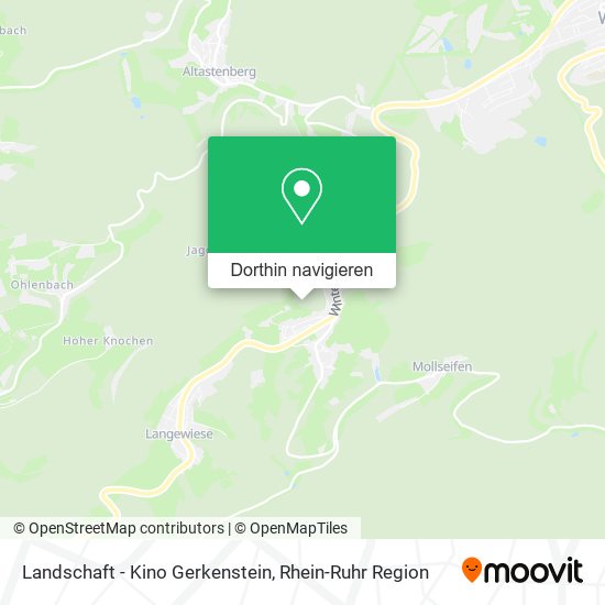 Landschaft - Kino Gerkenstein Karte