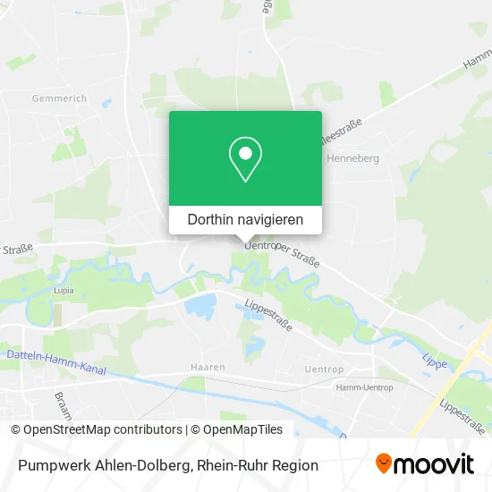 Pumpwerk Ahlen-Dolberg Karte