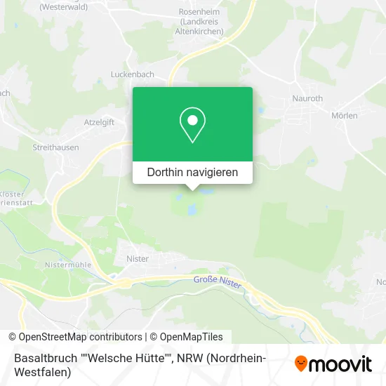 Basaltbruch ""Welsche Hütte"" Karte