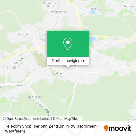 Telekom Shop Iserlohn Zentrum Karte
