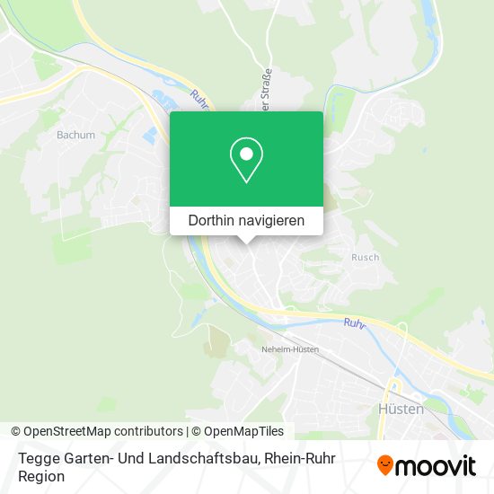 Tegge Garten- Und Landschaftsbau Karte