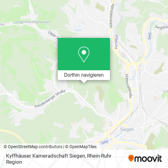 Kyffhäuser Kameradschaft Siegen Karte