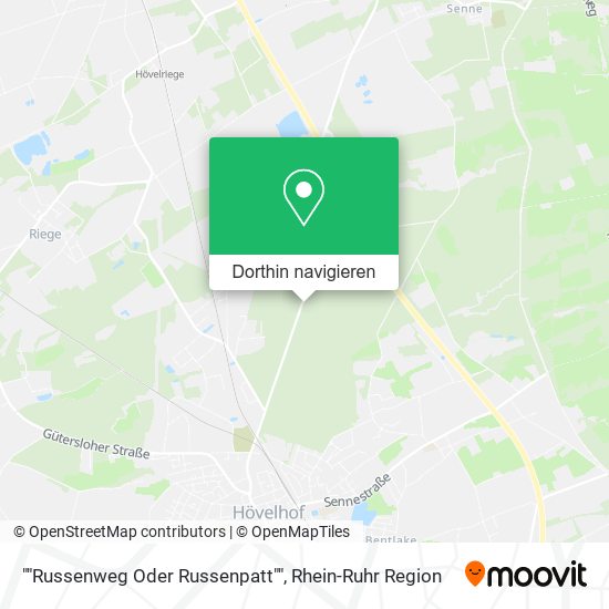 ""Russenweg Oder Russenpatt"" Karte