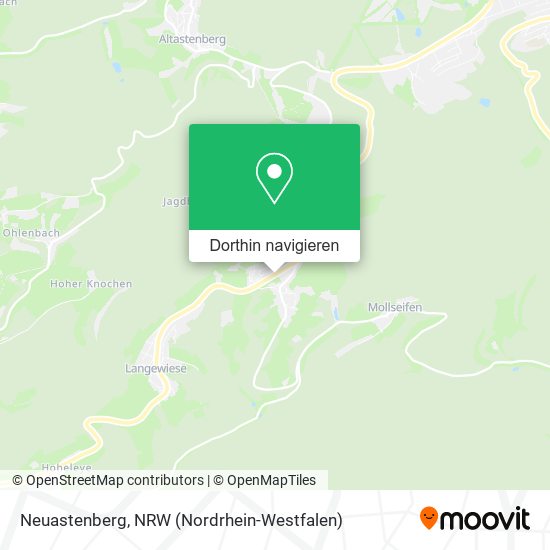 Neuastenberg Karte