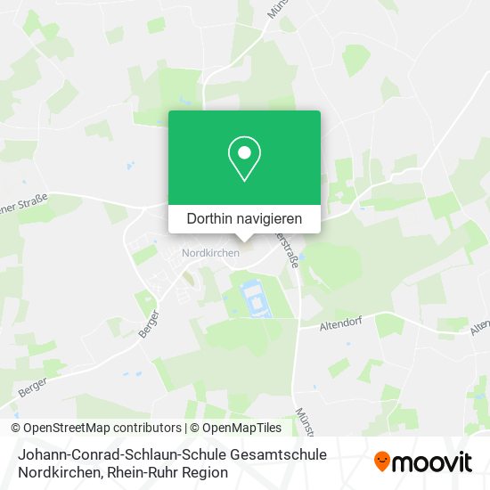 Johann-Conrad-Schlaun-Schule Gesamtschule Nordkirchen Karte