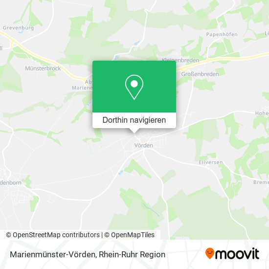 Marienmünster-Vörden Karte