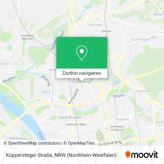 Küppersteger Straße Karte