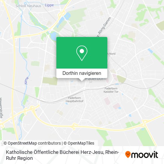 Katholische Öffentliche Bücherei Herz-Jesu Karte