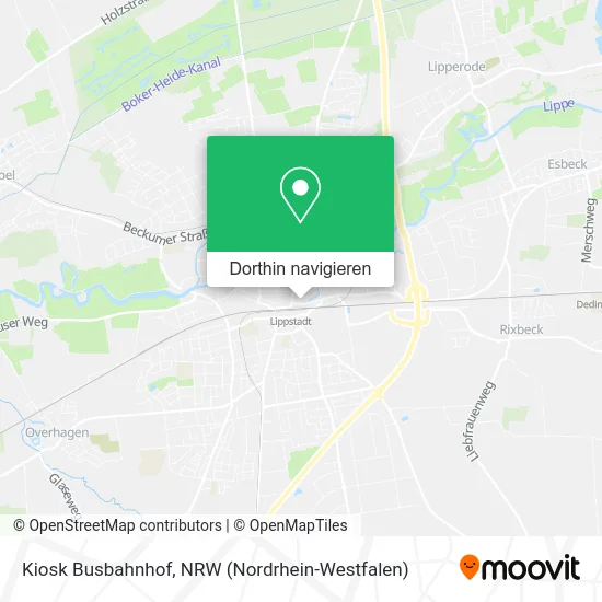 Kiosk Busbahnhof Karte