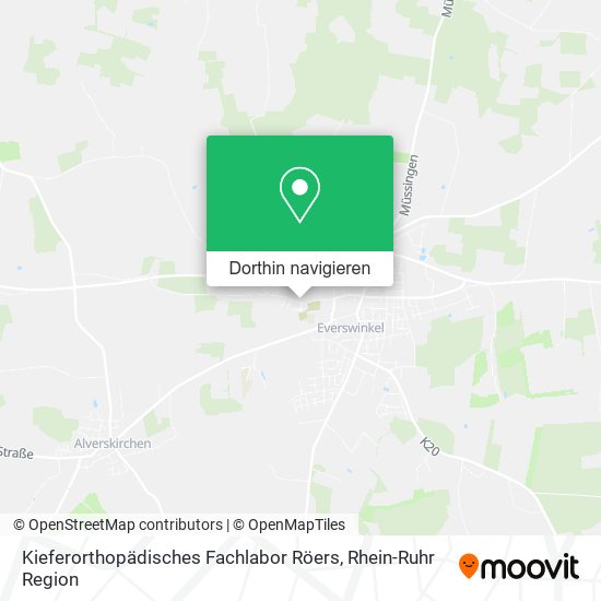 Kieferorthopädisches Fachlabor Röers Karte