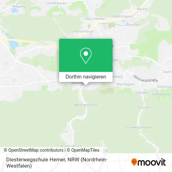 Diesterwegschule Hemer Karte
