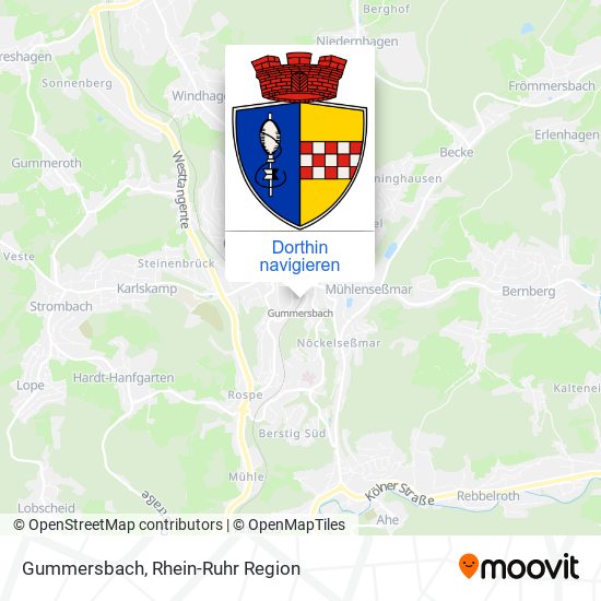 Gummersbach Karte