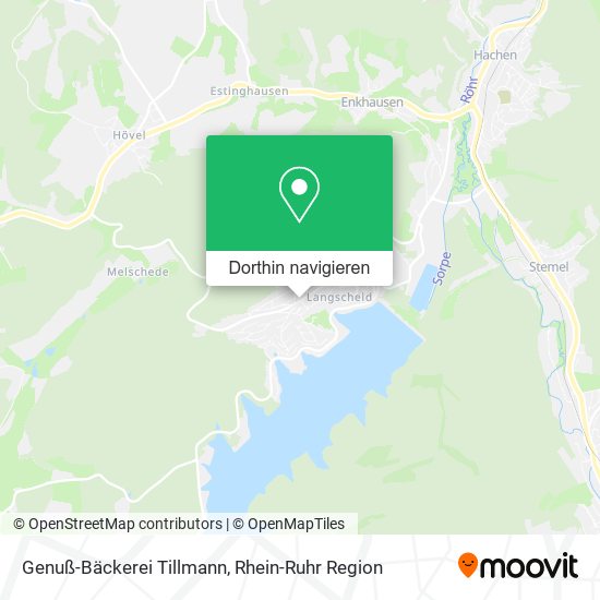 Genuß-Bäckerei Tillmann Karte