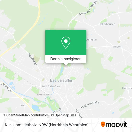 Klinik am Lietholz Karte