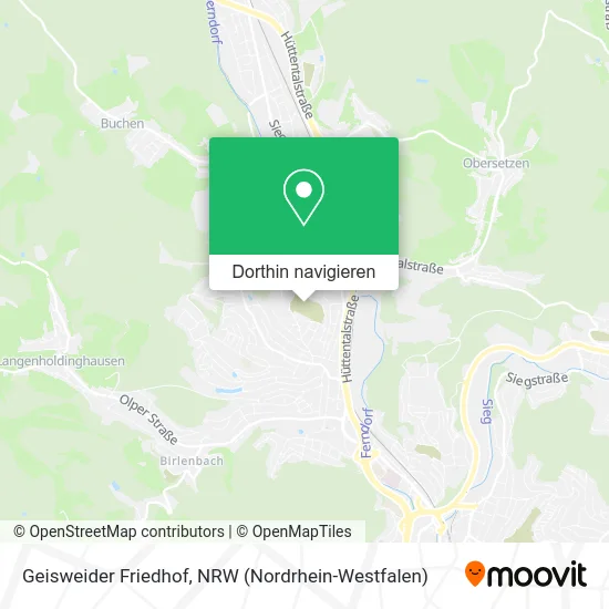 Geisweider Friedhof Karte