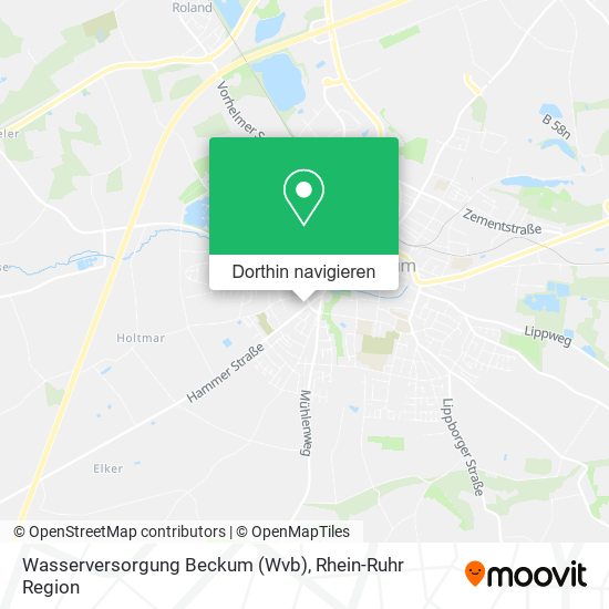 Wasserversorgung Beckum (Wvb) Karte