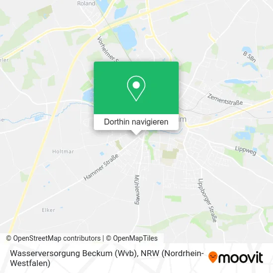 Wasserversorgung Beckum (Wvb) Karte