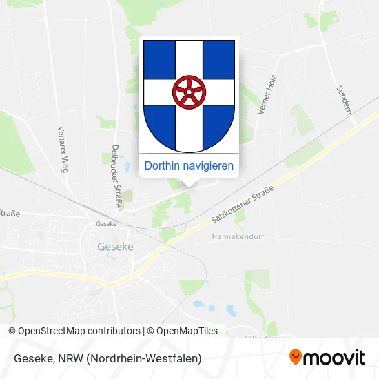 Geseke Karte