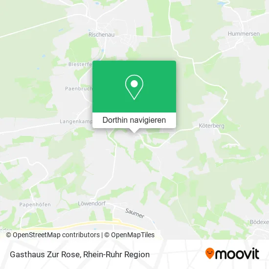 Gasthaus Zur Rose Karte