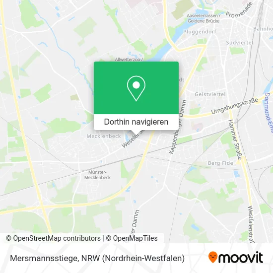 Mersmannsstiege Karte