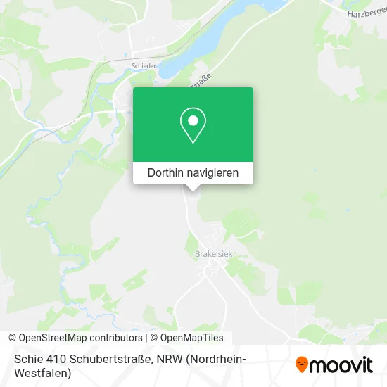 Schie 410 Schubertstraße Karte