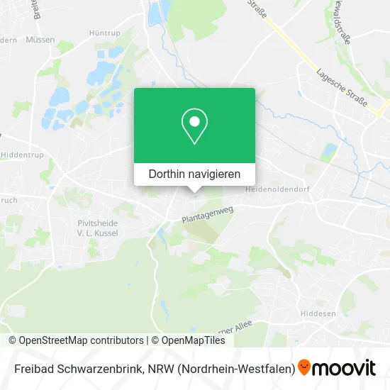 Freibad Schwarzenbrink Karte