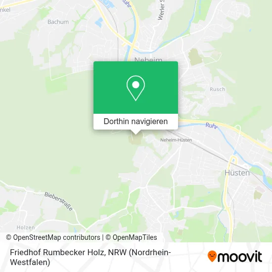 Friedhof Rumbecker Holz Karte