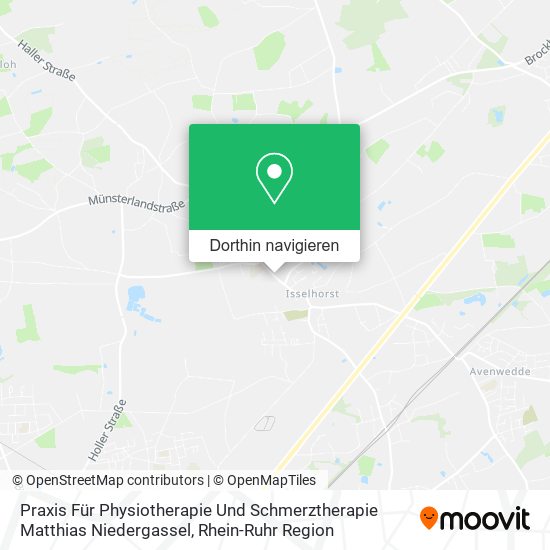 Praxis Für Physiotherapie Und Schmerztherapie Matthias Niedergassel Karte