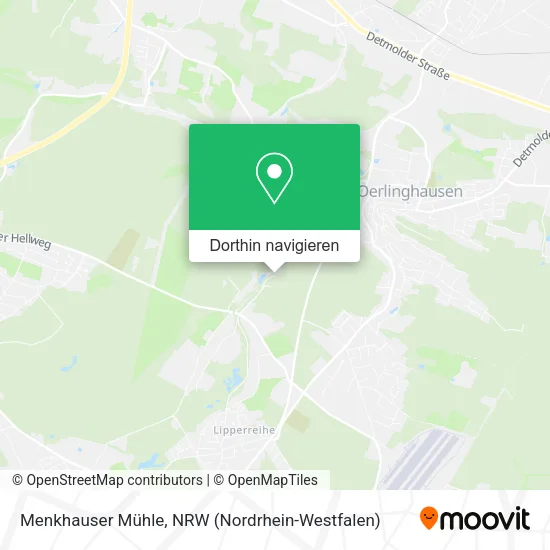 Menkhauser Mühle Karte