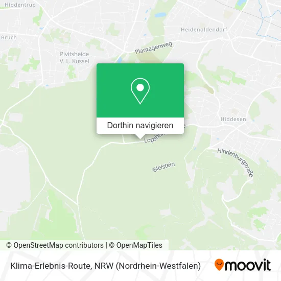 Klima-Erlebnis-Route Karte