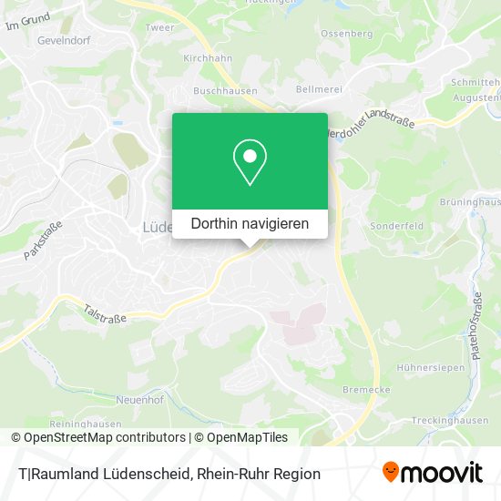 T|Raumland Lüdenscheid Karte